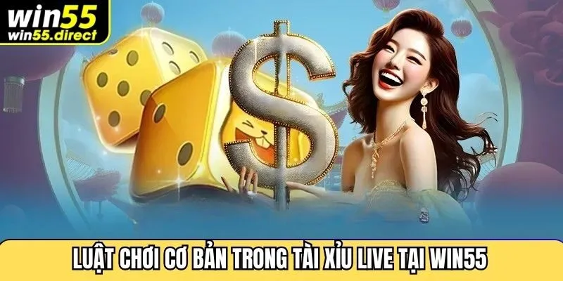 Luật chơi cơ bản trong tài xỉu live tại Win55